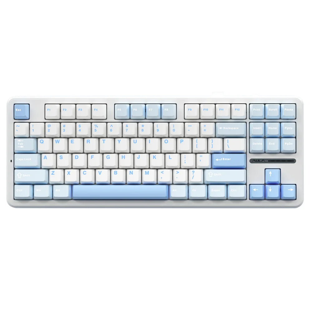 AULA F87 Pro Gasket Gaming Mechanical Keyboard 75% TKL Layout Wireless Hot-Swap RGB Custom Bluetooth Keyboard 2026 New Colors